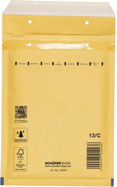 Enveloppe matelassée