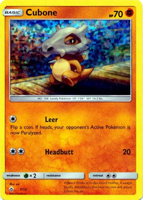Cubone 7/12