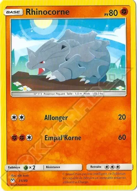 Rhinocorne 31/40