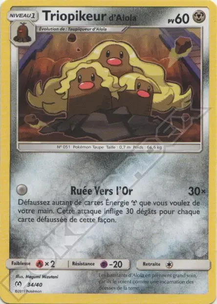 Triopikeur d'Alola 34/40