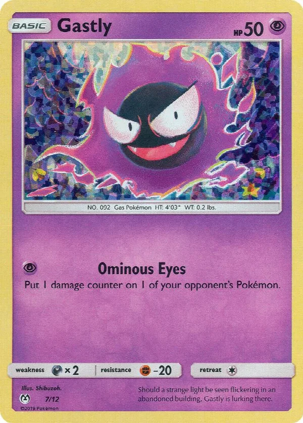 Gastly 7/12