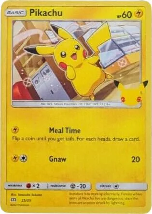 Pikachu 25/25