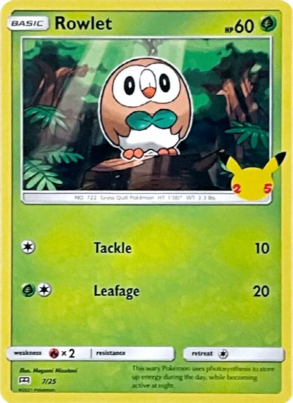 Rowlet 7/25