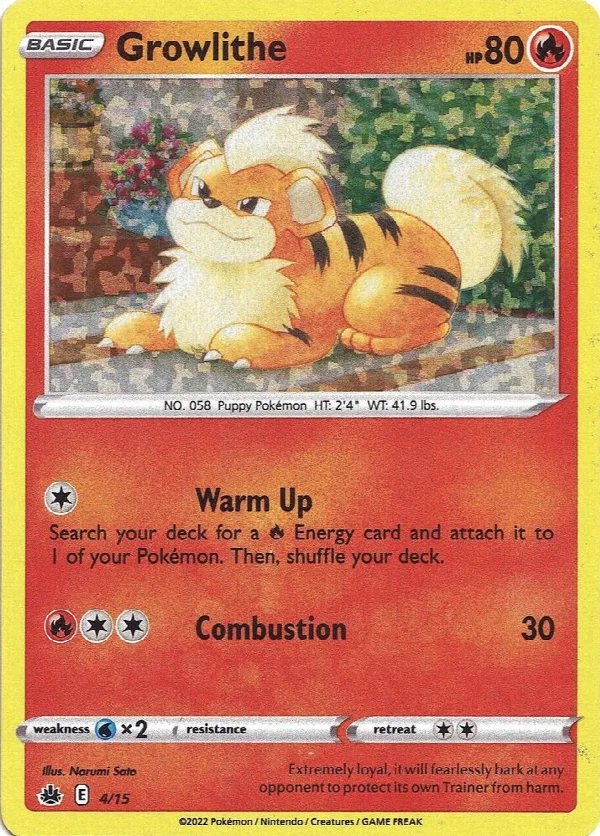 Growlithe 4/15