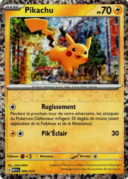 Pikachu 6/15