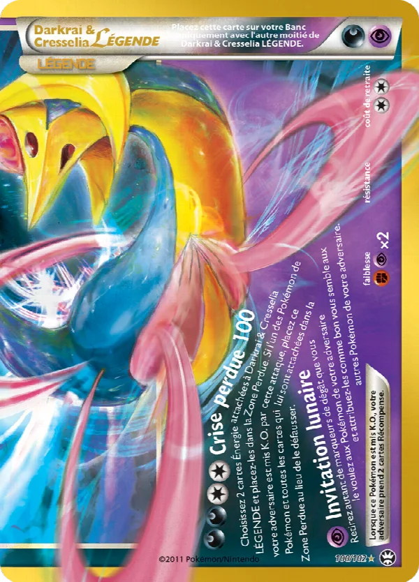 Darkrai & Cresselia LEGEND TM 100