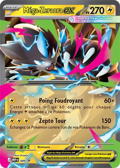 Mega Zeraora ex 089