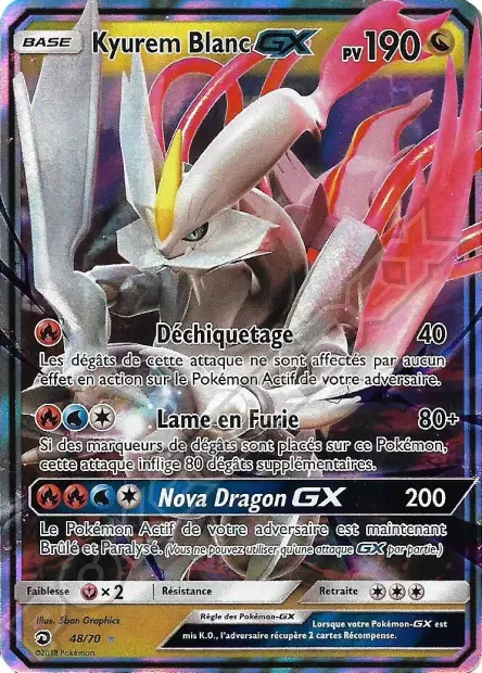 Weißes Kyurem GX 48/70
