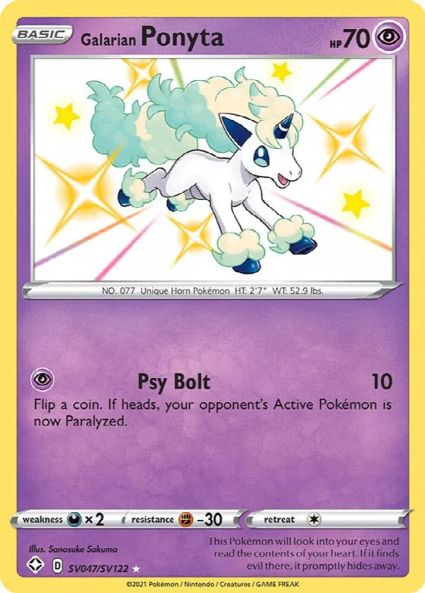 Ponyta de Galar SV047