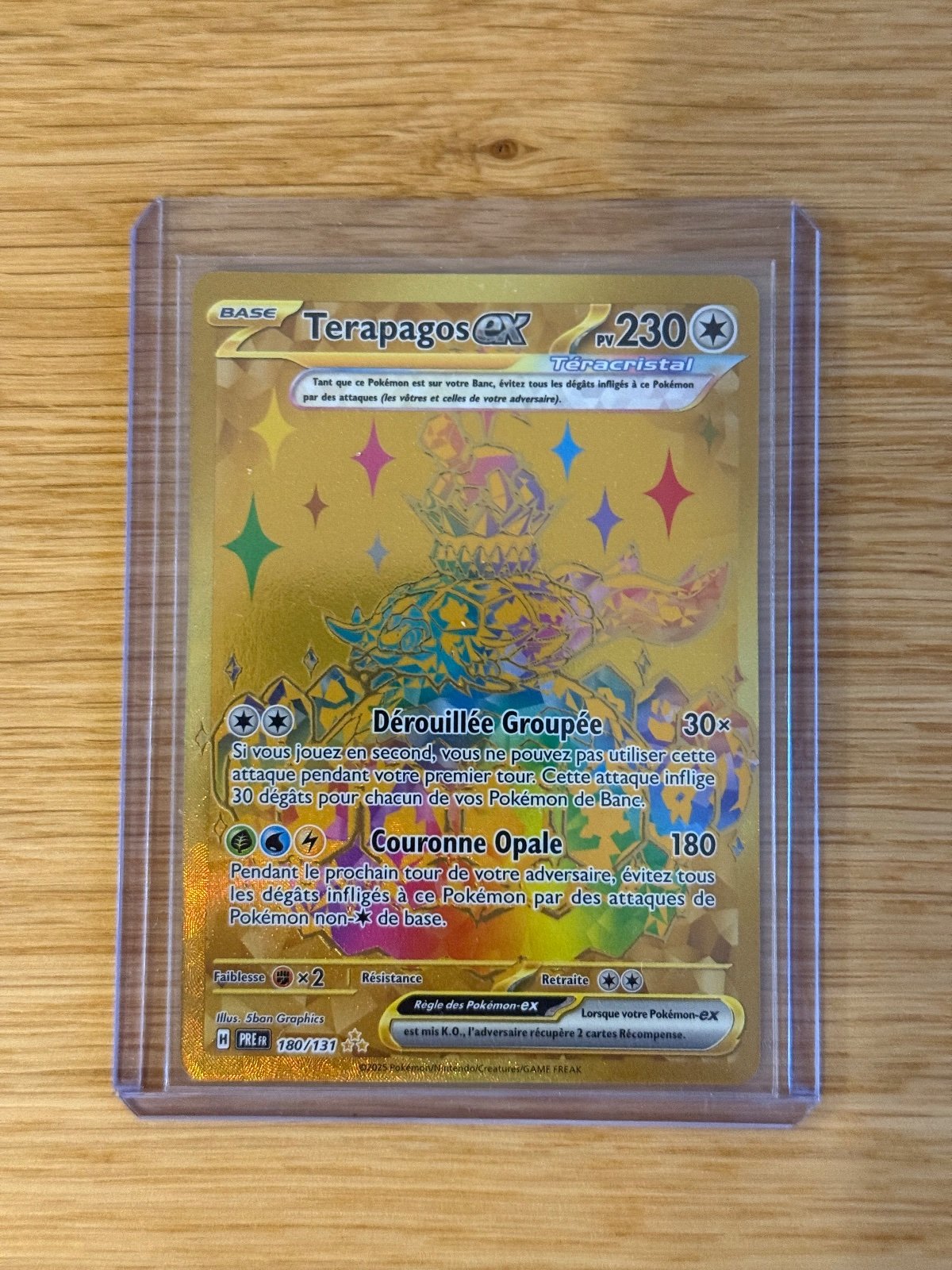 Terapagos-ex 180/131 – Évolutions Prismatiques – NM – FR